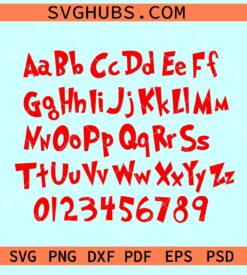 Grinch Font SVG