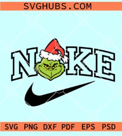 Grinch Nike Logo SVG, Nike Grinch SVG, Nike Logo Svg, Grinch Svg