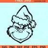 Grinch face SVG free, Christmas Grinch SVG free, Grinch SVG free