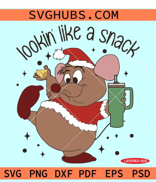 Lookin Like a Snack Gus Christmas Svg, Cute Gus Christmas Svg