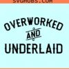 Overworked and underlaid SVG