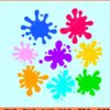 Paint Splatter SVG bundle