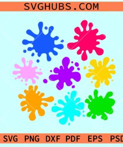 Paint Splatter SVG bundle