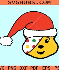 Pudsey bear Christmas SVG, Pudsey Bear Svg, Children In Need Svg