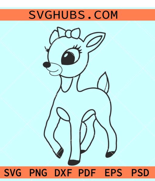 Rudolph the Red Nosed Reindeer SVG