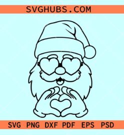 Santa Loves you SVG