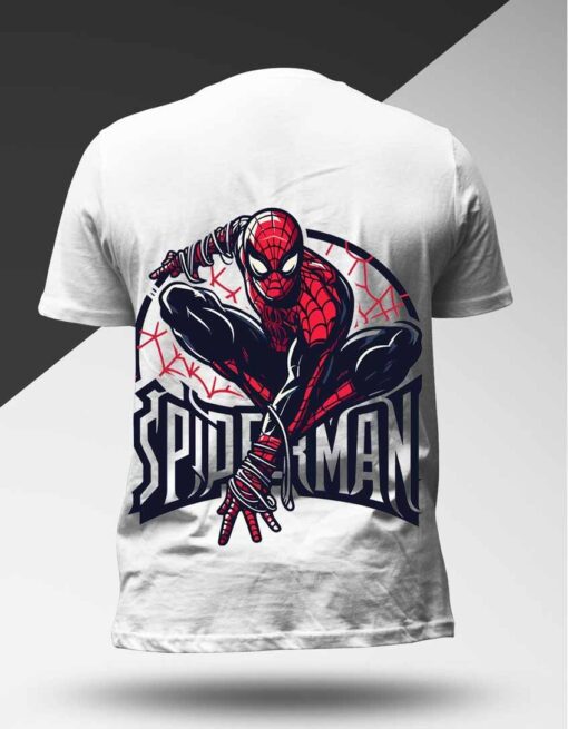 Spiderman shirt design PNG