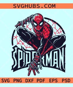 Spiderman shirt design SVG, spiderman birthday SVG, Spiderman logo svg, Spiderman SVG PNG EPS