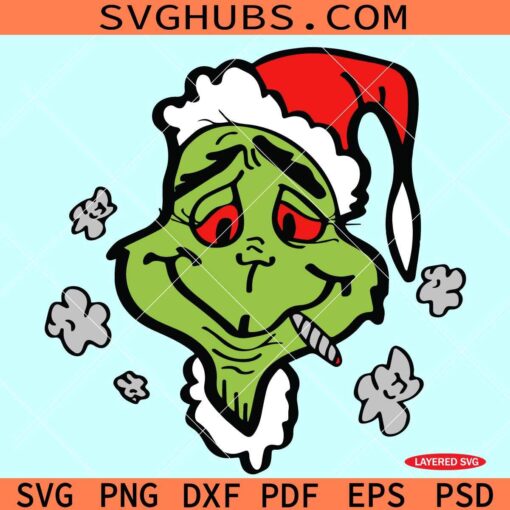 Stoner grinch SVG