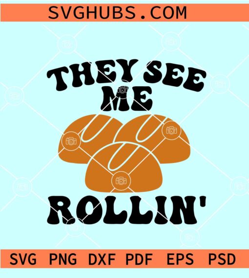 They see me rollin Thanksgiving SVG, They See Me Rollin’ SVG, Thanksgiving Family Matching SVG