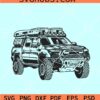 Toyota Tacoma truck SVG