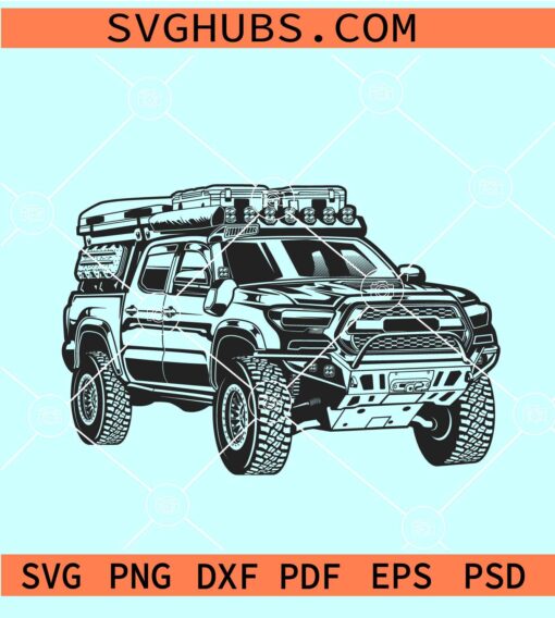 Toyota Tacoma truck SVG