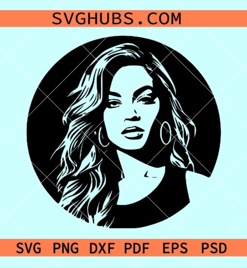 Beyonce Silhouette SVG, Boyonce svg, Beyonce cut files