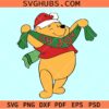 Christmas Pooh Oh Joy SVG, Winnie the Pooh Christmas svg, Pooh Santa Claus Oh Joy SVG