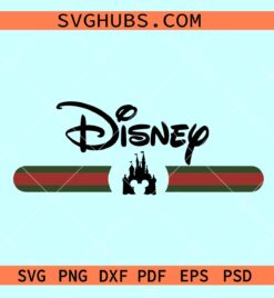 Disney Gucci logo SVG, Mickey castle Gucci svg, Disney Gucci svg, Gucci Mickey svg