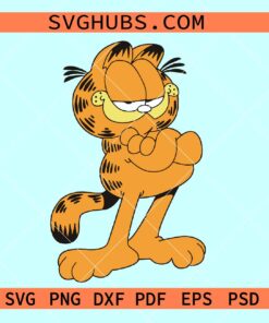 Garfield cartoon SVG, Garfield SVG, Garfield png, cat friends svg