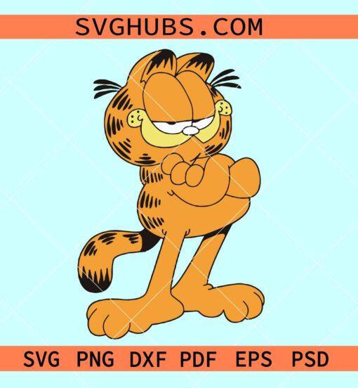Garfield cartoon SVG, Garfield SVG, Garfield png, cat friends svg