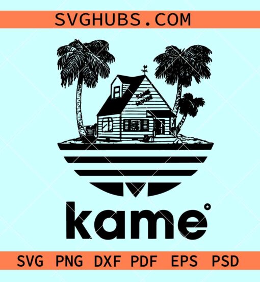 Kame House SVG, Master Roshi Kame Svg, Master Roshi Svg, Kamehameha Svg, Son Goku Svg