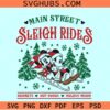 Main Street Sleigh Rides SVG