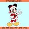 Mickey Santa Claus SVG, Christmas Mickey SVG, Disney Christmas svg