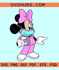 Minnie Mouse Nurse SVG, Minnie Mouse doctor svg, Disney medic svg