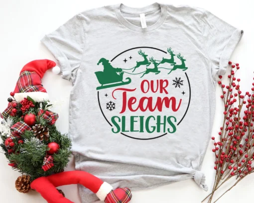 Our team sleighs SVG, our office sleighs svg, Santa sleighs svg