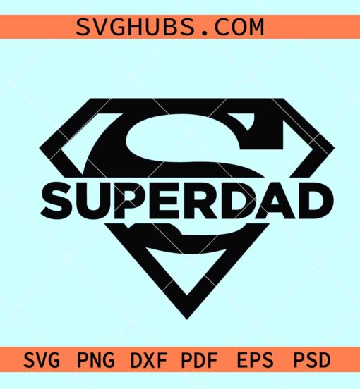 Super dad Split Name Frame SVG, super dad SVG, Fathers day SVG