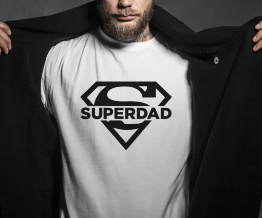 Super dad Split Name Frame SVG, super dad SVG, Fathers day SVG - Image 2