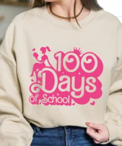 100 Days Of School barbie svg