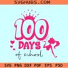 100 Days of School Barbie svg, Barbie school day svg