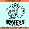 Baltimore Ravens Football Mascot SVG
