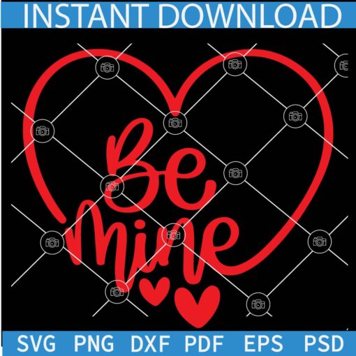 Be mine heart Symbol SVG, Be Mine Heart SVG, Be mine Love Symbol SVG