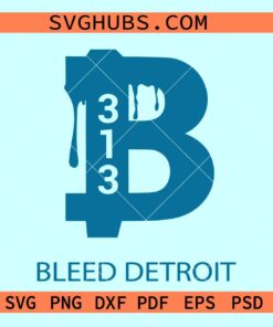 Bleed Detroit Lions SVG