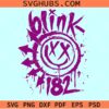 Blink 182 Smile Svg, B-182 Svg, Make You Smile Svg, Brands Of The World SVG, Blink 182 Band svg