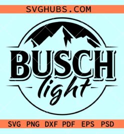 Busch Light Svg, busch beer Svg