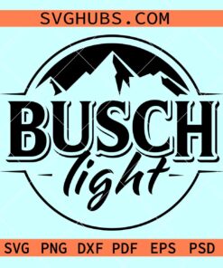 Busch Light Svg, busch beer Svg