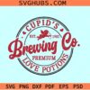 Cupid’s Brewing Company Svg, Love Potions Svg, Cupid Valentine Svg, Valentine svg