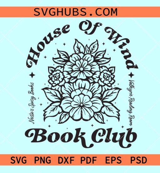 Acotar The House Of Wind Book Club SVG, House of Wind Book Club svg, Booktok svg