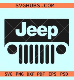 Jeep front grill SVG, Jeep grill svg, wrangler Jeep svg, Jeep car lovers SVG