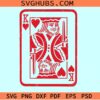 King of hearts SVG, Valentine King of hearts svg