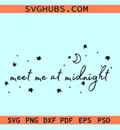 Meet me at midnight svg, Taylor Swift album svg, Taylor Swift The Midnight Song SVG, Taylor Swift DXF SVG