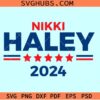 Nikki Haley for President 2024 SVG, Haley svg, presidential elections svg