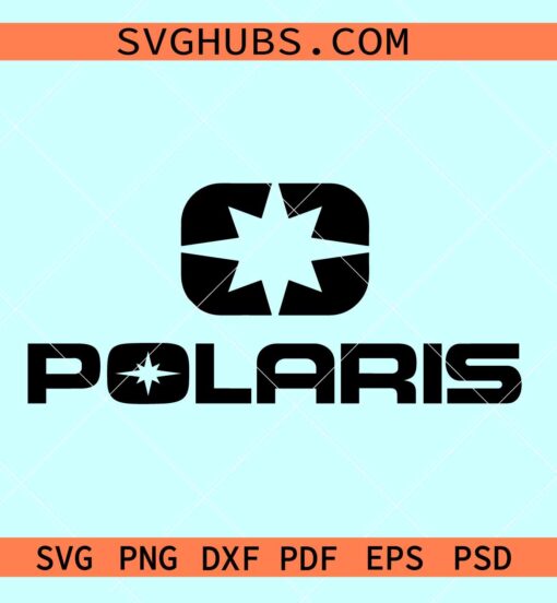 Polaris Snowmobile logo SVG, Polaris logo svg