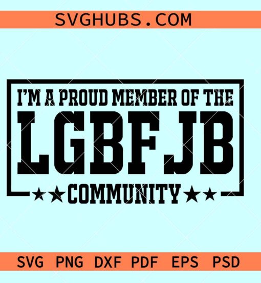 Proud Member of the LGBFJB Community svg