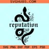 Reputation snake Taylor Swift svg, Rep SVG, Taylor Swift The Eras Tour SVG PNG DXF EPS Files
