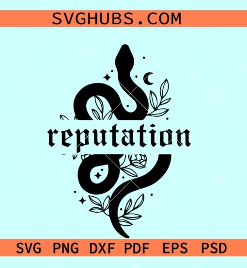 Reputation snake Taylor Swift svg, Rep SVG, Taylor Swift The Eras Tour SVG PNG DXF EPS Files