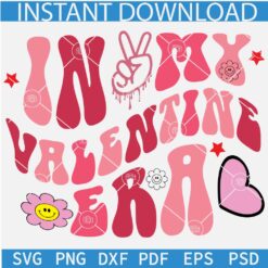 Retro In my valentine Era SVG, In my valentine Era Smile SVG