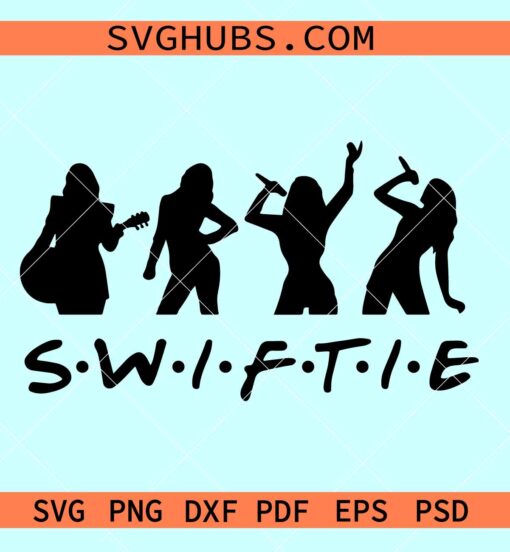 Swiftie Friends font svg, Swiftie Friends svg, Taylor Swift The Eras Tour SVG, Swifties SVG PNG Cut Files