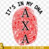 Its In My DNA Svg, Alpha Chi Alpha SVG, Greek Letter Monogram, DIY Sorority Craft, Digital Download