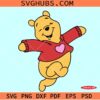 Valentine Winnie the Pooh svg, Winnie Pooh love svg, Pooh Valentine svg